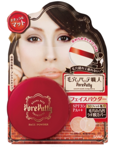 Domix, Пудра компактная для лица с 3D эффектом SPF35 Pore Putty Face Powder, 13 г Sana