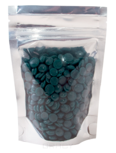 Domix, Пленочный воск синий в гранулах Blue Film Wax, 100 гр Depilflax