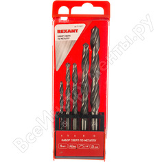 Набор сверл по металлу REXANT