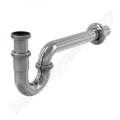 Сифон для умывальника ravak u-образный, хром 00000031265