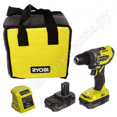 Бесщеточная ударная дрель-шуруповерт Ryobi