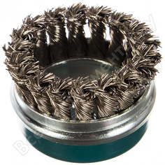 Щетка чашечная со жгутовой нержавеющей проволокой и кольцом (65 мм; м14х2 мм) профоснастка 20803001