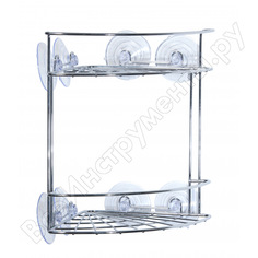 Угловая двухъярусная полка VANSTORE