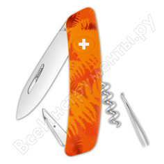 Швейцарский нож swiza c01 camouflage 95 мм, 6 функций, оранжевый kni.0010.2060