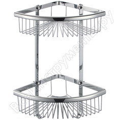 Угловая двойная полка-решетка Savol