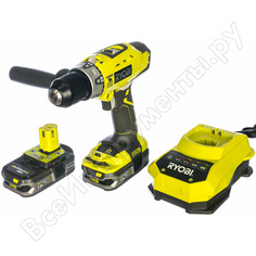 Ударная дрель-шуруповерт ryobi one+ r18pd-ll15s 5133002479