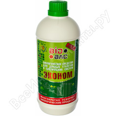 Биологическое средство для дачных туалетов и септических систем БиоБак