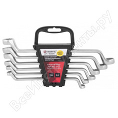 Набор гаечных накидных изогнутых ключей THORVIK