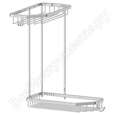 Угловая двухъярусная полочка-решетка FBS
