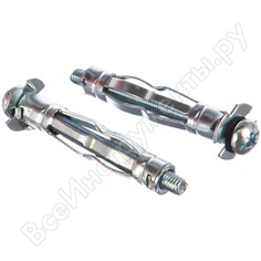 Оцинкованный анкер молли для пустотелых материалов ЗУБР