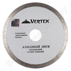 Супертонкий сплошной алмазный диск vertextools