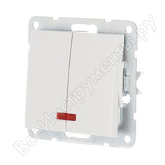 Двухклавишный выключатель LK Studio