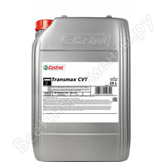 Трансмиссионное масло transmax cvt (20 л) castrol 156ca2