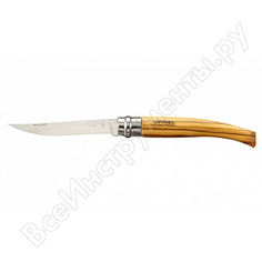 Филейный нож opinel №10, нержавеющая сталь, рукоять оливковое дерево 645