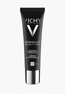 Тональное средство Vichy DERMABLEND 3D с высоким покрытием для жирной кожи, склонной к появлению акне, тон 15, SPF 25, 30 мл