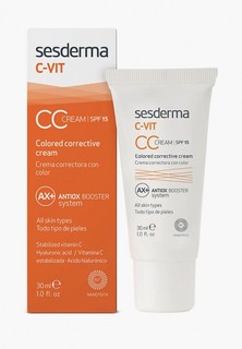 CC-Крем Sesderma корректирующий тон кожи C-VIT, 30 мл