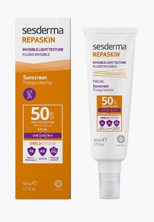 Крем солнцезащитный Sesderma сверхлегкое солнцезащитное средство REPASKIN INVISIBLE LIGHT TEXTURE SPF50, 50 мл