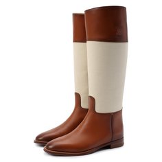 Кожаные сапоги Ralph Lauren