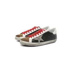 Комбинированные кеды Superstar Golden Goose Deluxe Brand