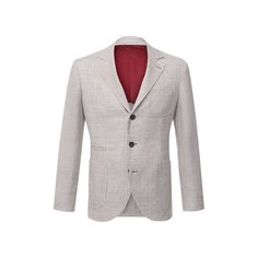 Пиджак изо льна и шерсти Brunello Cucinelli