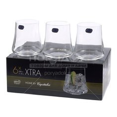 Стакан стеклянный Bohemia Xtra 23023/350, 6 шт, 350 мл
