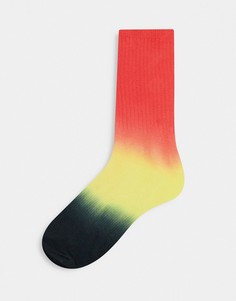 Черные/желтые/красные носки в полоску Santa Cruz-Многоцветный