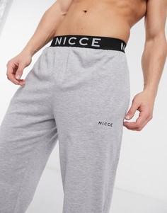 Серые джоггеры для дома Nicce-Серый