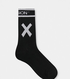 Черные носки COLLUSION Unisex-Черный цвет