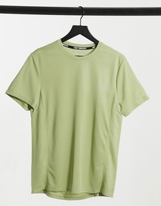Шалфейно-зеленая быстросохнущая футболка ASOS 4505 Icon Training-Зеленый цвет