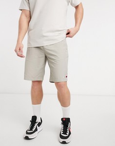 Светло-бежевые баскетбольные шорты из нейлона Tommy Jeans-Серый