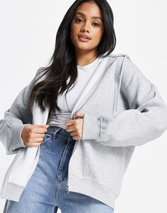 Худи серого цвета I Saw It First-Серый