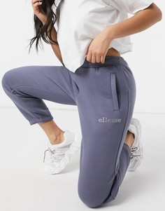 Синие джоггеры с логотипом из стразов ellesse – эксклюзивно для ASOS-Голубой