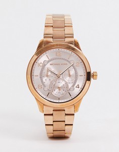 Часы цвета розовое золото Michael Kors MK6589-Золотистый