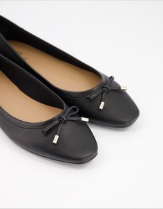 Черные балетки из экокожи Call It Spring by ALDO Natalie-Черный
