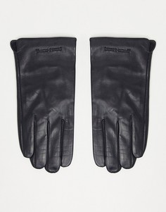 Кожаные перчатки Smith & Canova-Черный цвет