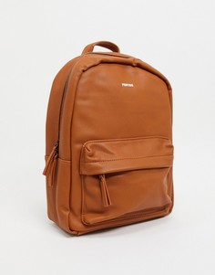 Светло-коричневый рюкзак с карманом спереди Fenton-Коричневый цвет