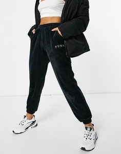 Черные вельветовые джоггеры Puma-Черный цвет