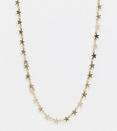 Золотистое ожерелье в форме звездочек ASOS DESIGN Curve-Золотистый