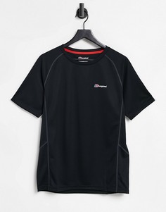 Черная футболка из технологичной ткани Berghaus 2.0-Черный цвет