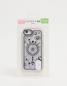 Чехол для iPhone с черным астрологическим принтом Skinnydip-Черный цвет