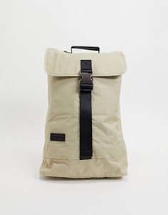 Рюкзак песочного цвета на застежке-пряжке Consigned-Бежевый