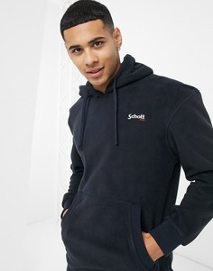Худи темно-синего цвета Schott-Темно-синий