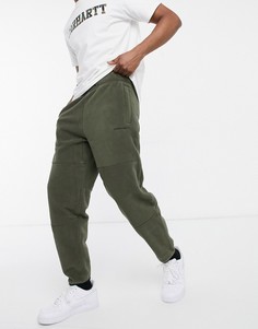 Флисовые брюки цвета хаки Carhartt WIP Beaumont-Зеленый цвет
