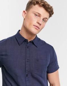 Рубашка с короткими рукавами и карманом Wrangler-Темно-синий