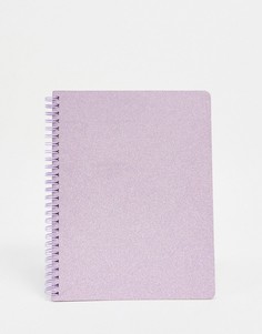 Сиреневый блокнот мини с блестками Ban Do-Фиолетовый цвет