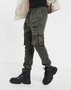 Серые брюки карго с карманами спереди Brave Soul-Серый