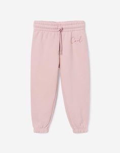 Розовые спортивные брюки для девочки Gloria Jeans