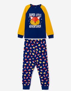 Пижама с принтом «Лисички» для мальчика Gloria Jeans
