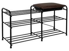 Подставка для обуви ЗМИ 80cm с сиденьем и ящиком Black ПДОсСя339Ч ZMI