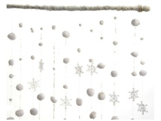 Гирлянда Kaemingk Занавес, Снегопад со снежинками 90x200cm 474005 / 162043